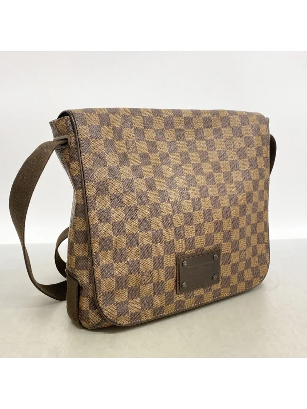 Louis Vuitton Shoulder Bag Damier Brooklyn MM Ebene